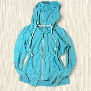 2000s arizona blue zip up